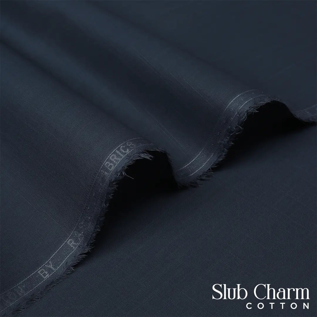 Slub Charm Cotton - Semi Stiff Finish