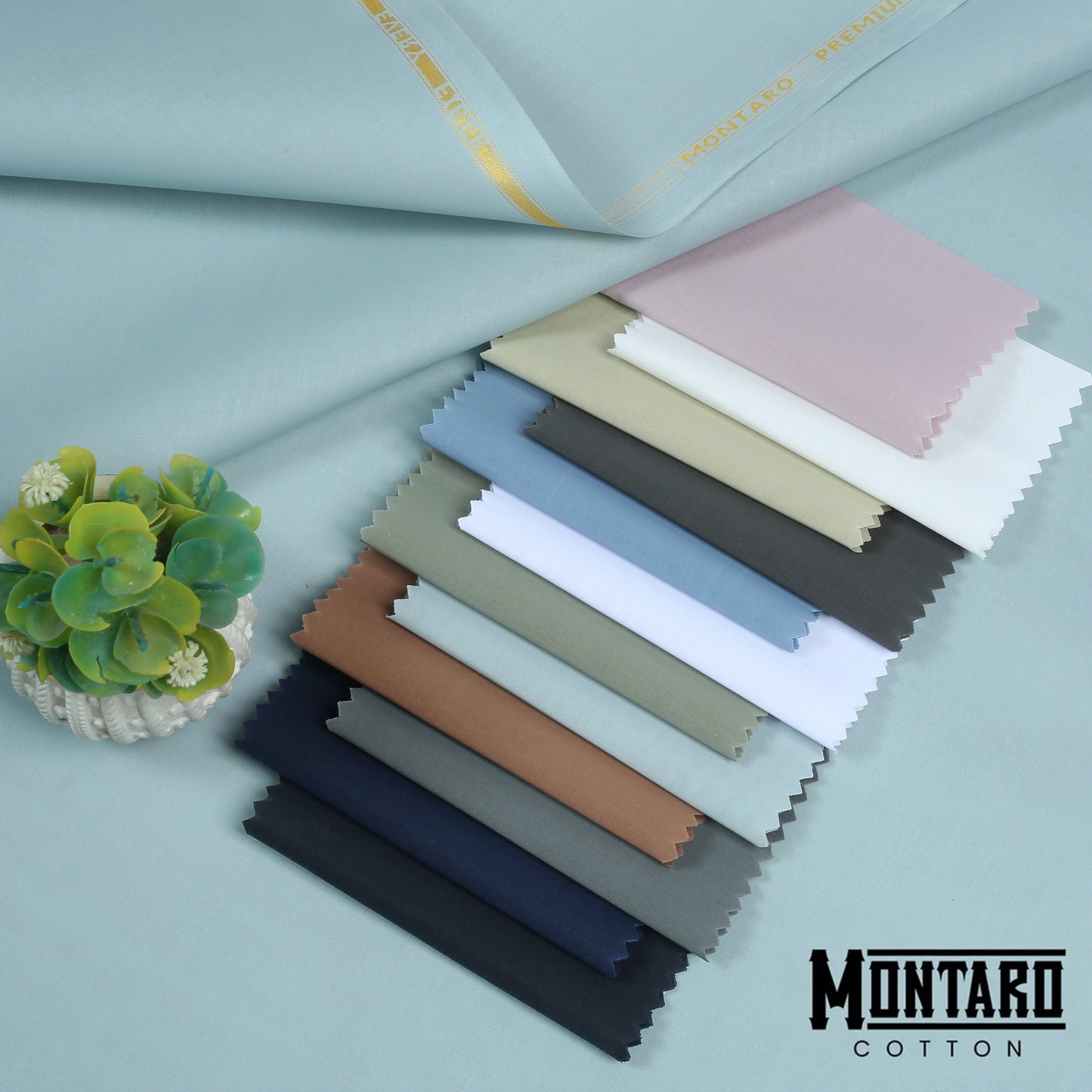 Montaro Cotton - Semi Stiff Finish