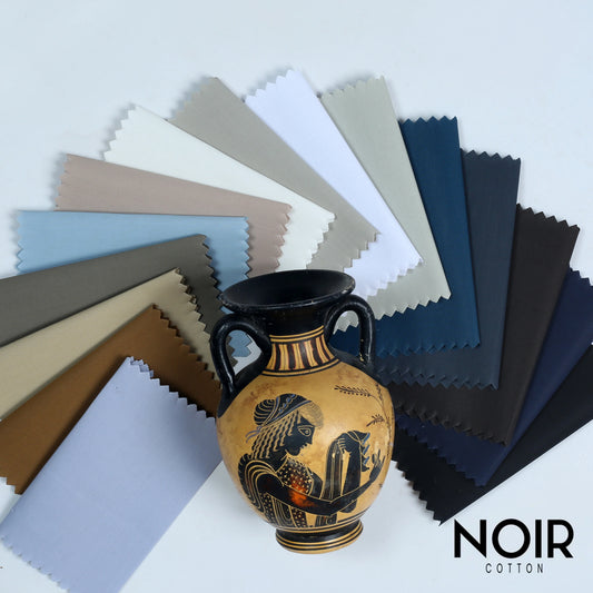 Noir Cotton - Semi Stiff Finish