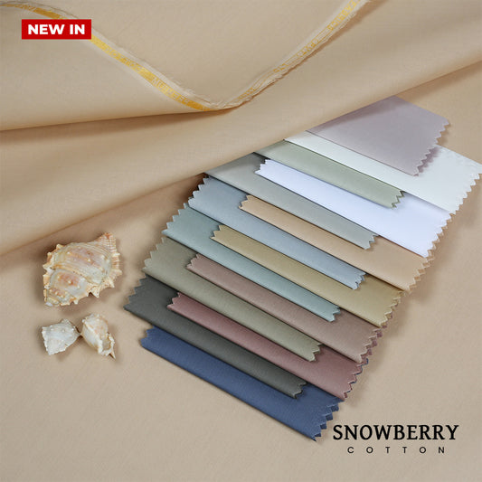 Snowberry Cotton - Semi Stiff Finish
