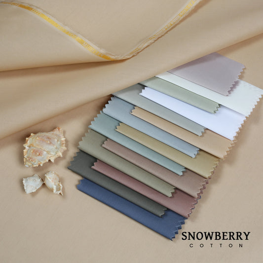 Snowberry Cotton - Semi Stiff Finish